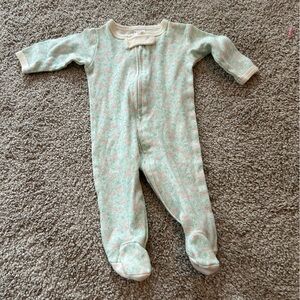 The Peanut Shell 0-3 Month Floral Sleeper
